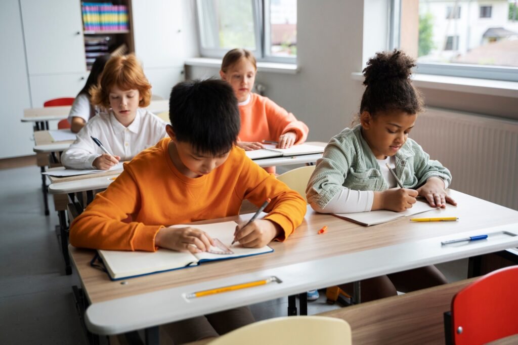 Élèves en classe — réussite scolaire Philosophe International School, Casablanca